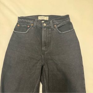 Abercrombie the 90s straight ultra high-rise jeans curve love long